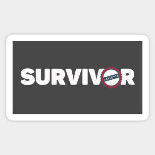 Covid-19 Survivor Sticker